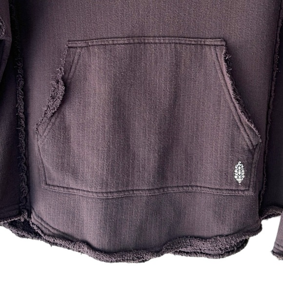 FREE PEOPLE NWOT DREAM CATCHER FP MOVEMENT HOODIE WASHED BLACK | SIZE: SMALL - Picture 3 of 10